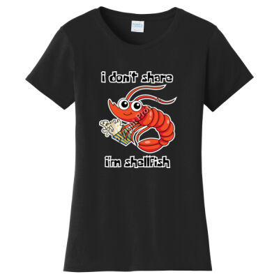 I'm Shellfish - Ladies Tee Thumbnail
