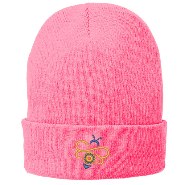 Queen City Steam Bee Embroidered Fleece Lined Hoodie Thumbnail