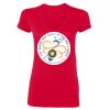 SoftStyle® Ladies' 4.5 oz. Junior Fit V-Neck T-Shirt Thumbnail