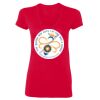 SoftStyle® Ladies' 4.5 oz. Junior Fit V-Neck T-Shirt Thumbnail