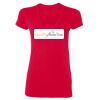 SoftStyle® Ladies' 4.5 oz. Junior Fit V-Neck T-Shirt Thumbnail