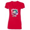SoftStyle® Ladies' 4.5 oz. Junior Fit V-Neck T-Shirt Thumbnail