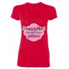 SoftStyle® Ladies' 4.5 oz. Junior Fit V-Neck T-Shirt Thumbnail