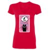 SoftStyle® Ladies' 4.5 oz. Junior Fit V-Neck T-Shirt Thumbnail