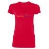 SoftStyle® Ladies' 4.5 oz. Junior Fit V-Neck T-Shirt Thumbnail