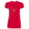SoftStyle® Ladies' 4.5 oz. Junior Fit V-Neck T-Shirt Thumbnail
