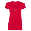 SoftStyle® Ladies' 4.5 oz. Junior Fit V-Neck T-Shirt Thumbnail